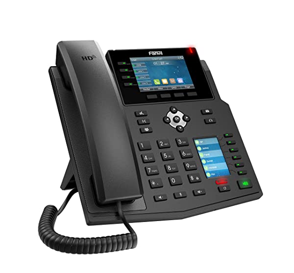 Fanvil X5U High-End VoIP Phone, 3.5-Inch Color Display, 2.4-Inch Side Color Display for DSS Keys. 16 SIP Lines, Dual-Port Gigabit Ethernet, Power Adapter Not Included - Image 5