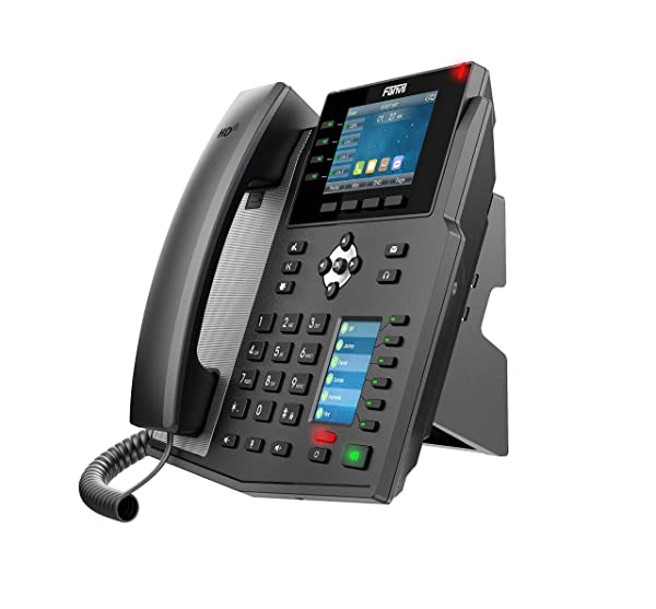 Fanvil X5U High-End VoIP Phone, 3.5-Inch Color Display, 2.4-Inch Side Color Display for DSS Keys. 16 SIP Lines, Dual-Port Gigabit Ethernet, Power Adapter Not Included - Image 6