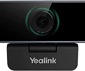 Yealink Video and Audio Conferencing System Conference Room Camera Video Bar UVC30 UVC40 for Office Meeting Rooms Teams Zoom Certified 133°/120°Super Wide Angle Lens Speaker Tracking